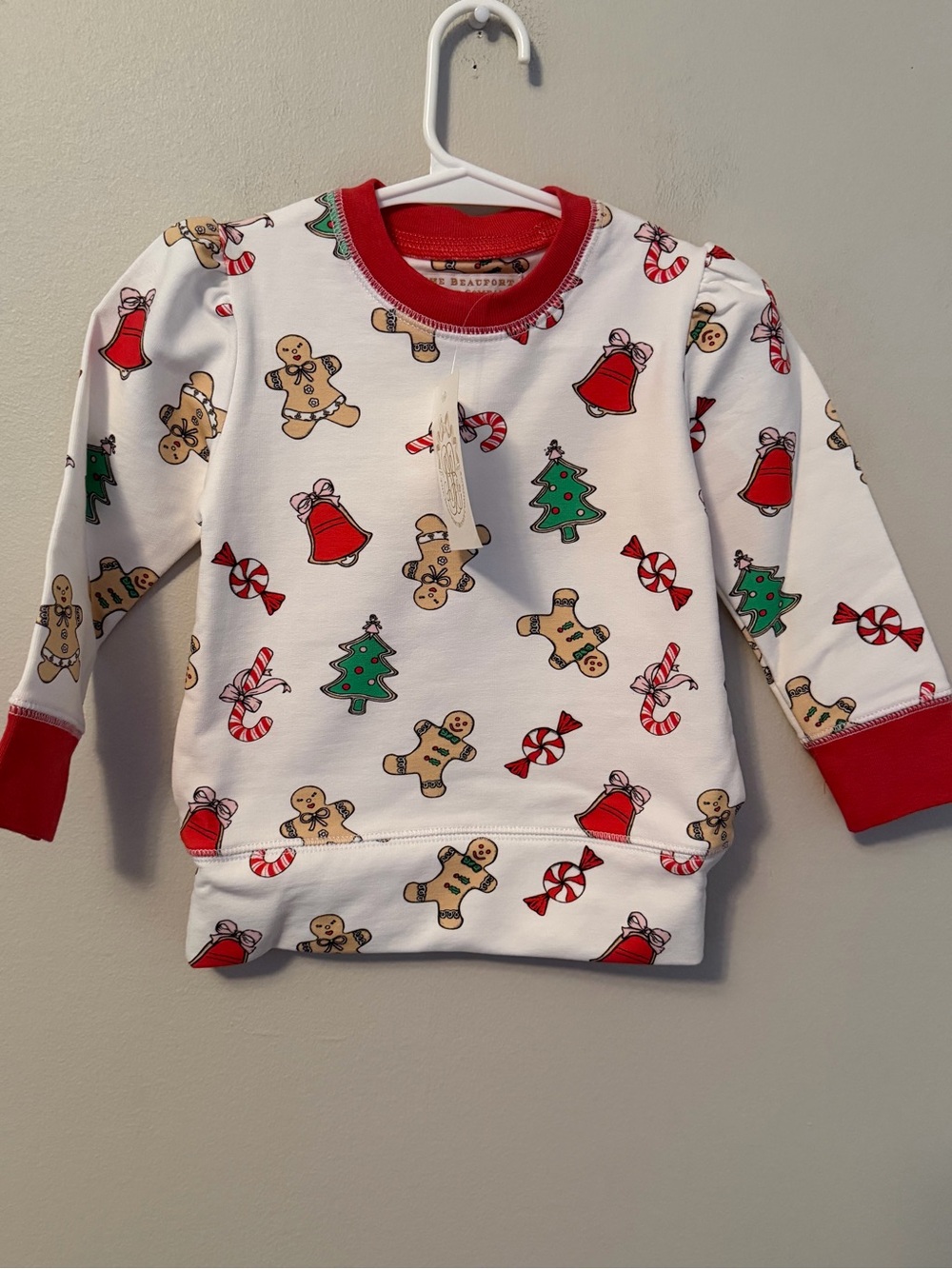 The Beaufort Bonnet Company Holiday Gingerbread Print Crewneck